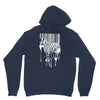 banksy street art zebra bar code Unisex Hoodie