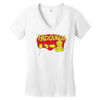 hadouken Women's V-Neck T-Shirt