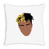 abstract design of xxxtentacion Throw Pillow