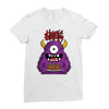 happy birthday monster Ladies Fitted T-Shirt