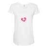 Broken Heart Maternity Scoop Neck T-shirt