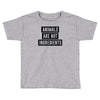 animals are not ingredients Toddler T-shirt