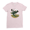 morning commute Ladies Fitted T-Shirt