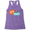 it simple Racerback Tank
