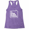 i'd rather be doing gymkhana Racerback Tank