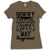 This Girl Is Taken By A Super Sexy May Boyfriend Ladies Fitted T-Shirt