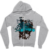 rat rod Zipper Hoodie