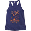 the floor is lava Racerback Tank