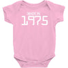 made in 1975 birthday celebration funny party Baby Bodysuit