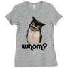 owl whom Ladies Fitted T-Shirt