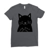 black cat (2) Ladies Fitted T-Shirt