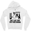 nurse lama Zipper Hoodie