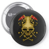 skull axe Pin-back button