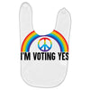 I Am Voting Yes Baby Bibs