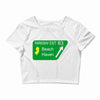 gps logo free exit 63 beach haven Crop Top