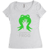 the green frog Women's Triblend Scoop T-shirt