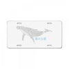 Whale License Plate