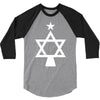 chrismukkah tree christmas 3/4 Sleeve Shirt