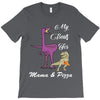 mama &amp; pizza dinasour. T-Shirt