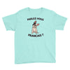 high end french bulldog Youth Tee