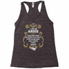 i am an aries Racerback Tank