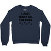 all the dogs Crewneck Sweatshirt