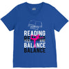 Reading Yoga Wine Balance V-Neck Tee