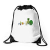 mean fruit Drawstring Bags