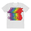 Goku Rainbow All Over Women's T-shirt