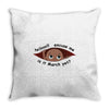 March Peeking Out Baby Boy Throw Pillow