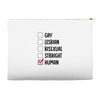 Lgbt Checklist Accessory Pouches