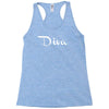 diva funny Racerback Tank