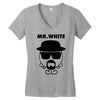 mr. white Women's V-Neck T-Shirt