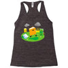 no jacket required Racerback Tank