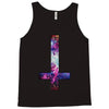 inverted galaxy cross funny  religion banter space fashion new Tank Top