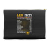 Leo Facts Zodiac Accessory Pouches