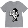 snow white V-Neck Tee