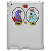 eggplant wizard and king hippo iPad 3 and 4 Case