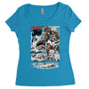 hook jaw 1, ideal gift or birthday present Women's Triblend Scoop T-shirt
