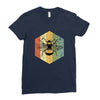 Vintage Bee Ladies Fitted T-Shirt