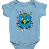 oiseau en colere Baby Onesie