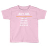 July Girl Toddler T-shirt
