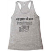 Appreciate Racerback Tank