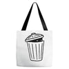 garbage ghost Tote Bags