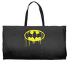 batman dying bleeding logo Weekender Totes