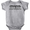 what if i told you Baby Onesie