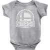 smash crest Baby Onesie