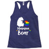 mama bear gay pride Racerback Tank