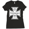 vw volkswagen iron cross Ladies Fitted T-Shirt