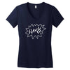 slaves logo Women's V-Neck T-Shirt